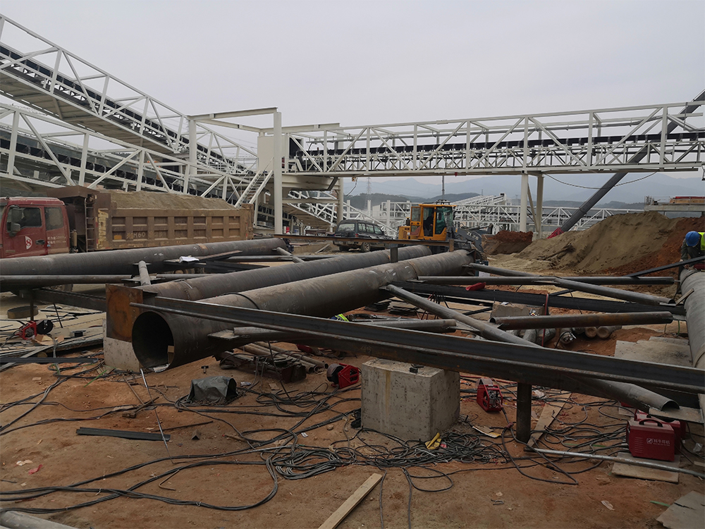 三门峡螺旋钢板仓湛江5000吨项目进展